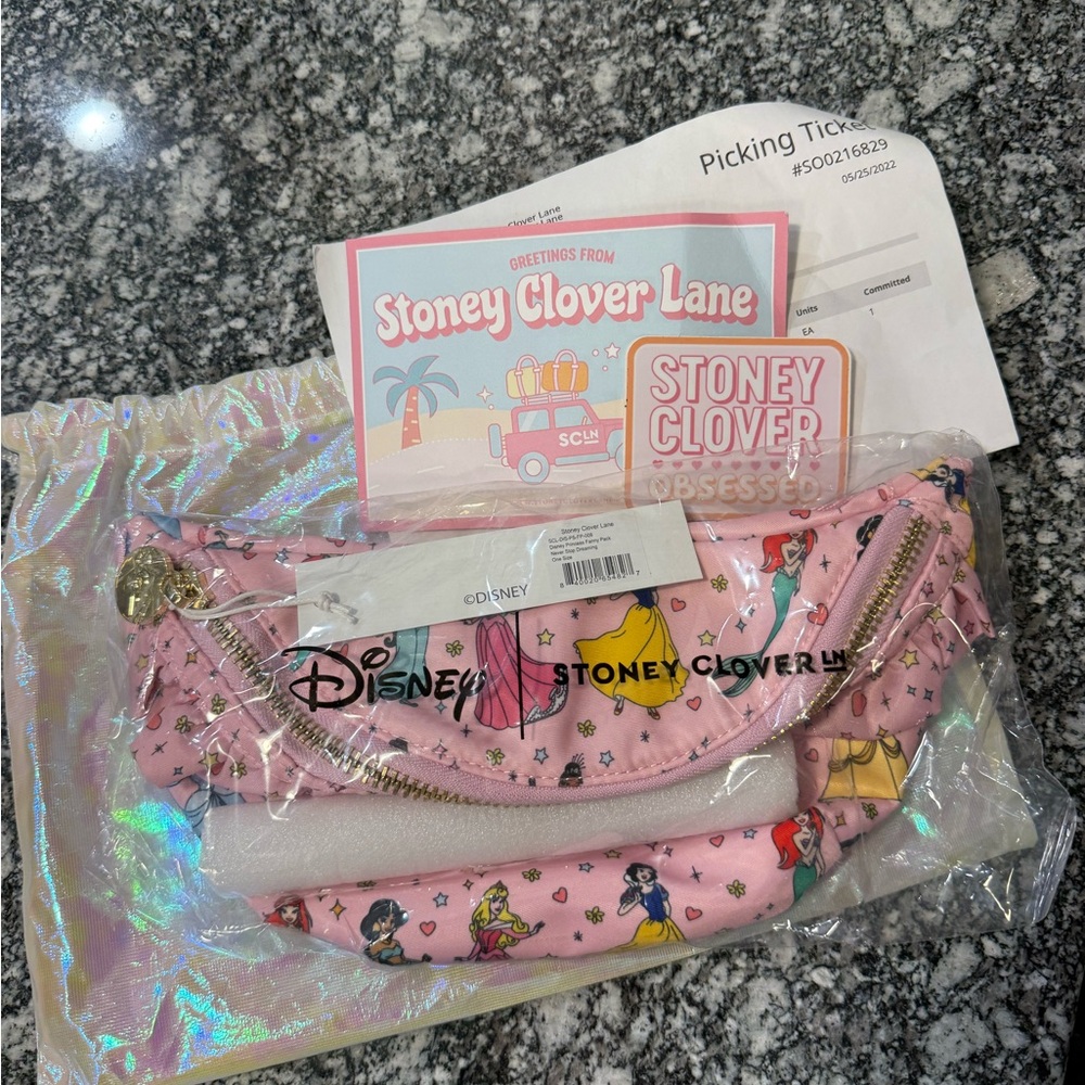 Stoney Clover Lane Disney Pink Fanny Pack